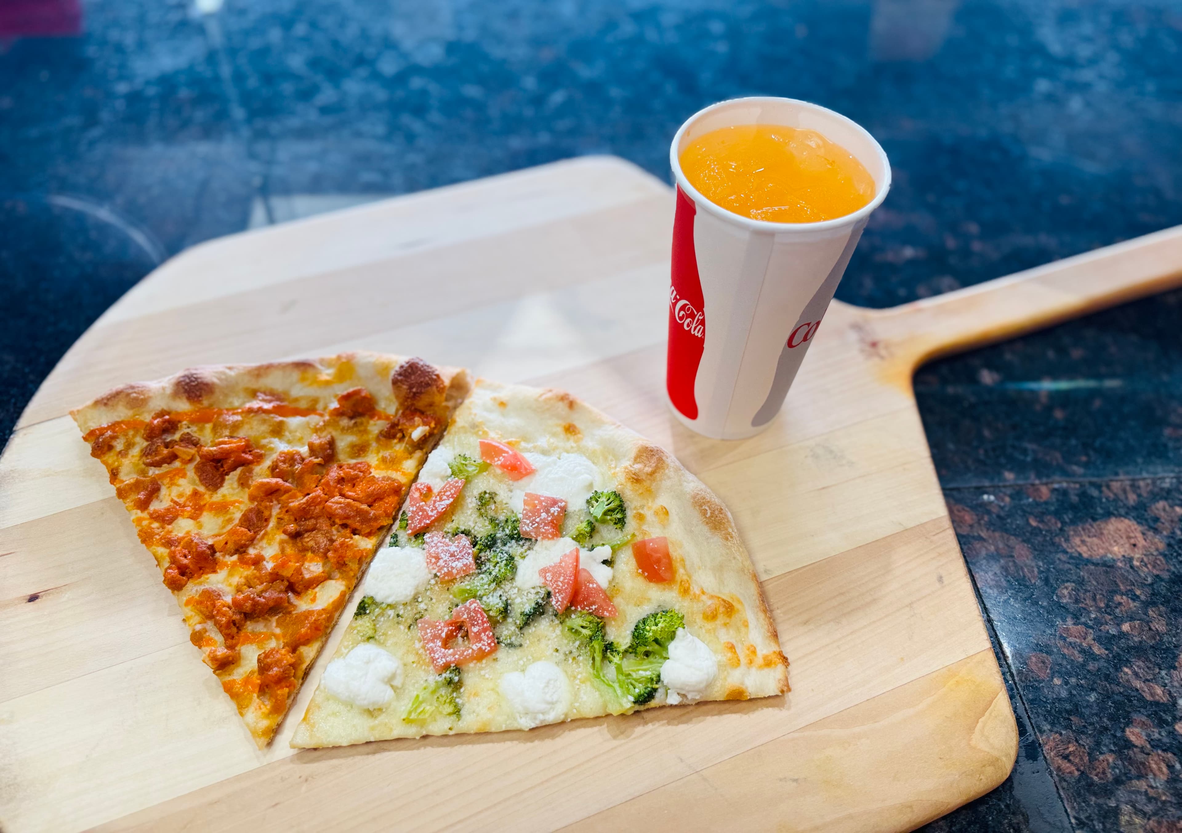 2 Specialty Slices + Fountain Soda